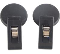 2 supports de tickets de stationnement pour voiture avec ventouse - Clip fixe pour le support de tickets et de documents - Convient universellement à tous les véhicules