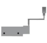 2 Supports De Tringle à Rideaux Sans Perçage Sur Fenètres à Double Battant, Ø 20 mm, Couleur Blanc & Or