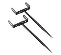 2 supports de tuyau de descente faciles à installer - Modèle lourd en acier au carbone - Réglable avec revêtement - Pour un usage domestique - Support de tuyau de descente résistant à la corrosion