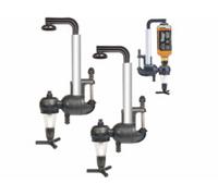 Infactory : 2 supports mobile de bar 1 bouteille avec doseur