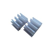 2 supports pour barre DIN 2 modules - 3 compartiments universels pour pinces WAGO 221 (412/413/415) - Imprimé en 3D - Résistant à la chaleur - Compatible avec rail DIN 35 mm