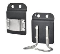 2 Supports pour Ceinture à Outils, Porte Marteau Ceinture et Support pour mètre Ruban, ne Tombent Pas Facilement, conviennent pour Les marteaux, Les mètres Rubans, Les haches et Les clés (Noir)