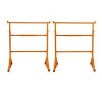 2 Supports Tréteaux de Maçon en Acier Table Établi de Travail Hauteur Réglable