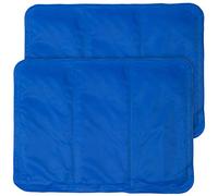 2 sur-oreillers rafraîchissants - 30 x 40 cm - Bleu [Newgen Medicals]