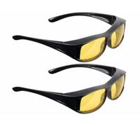 2 surlunettes de conduite de nuit polarisantes à contraste accentué Pearl