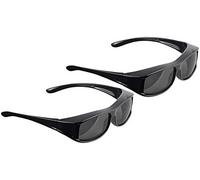 2 surlunettes de Soleil polarisantes à Contraste accentué et Protection UV 380 [Pearl]