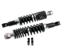 2 suspensions 240 millimètres M8/M10 compatible avec Simson Schwalbe KR51 | Kit de rabaissement à 2 amortisseurs noirs de 240 millimètres; compatible avec SIMSON Schwalbe KR51/1, bagues M8/M10 incluses