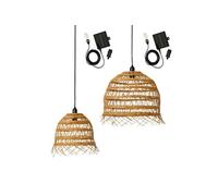 2 Suspensions nomades HAWAII SOLAR H35 H45cm