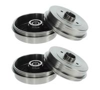 2 Tambours De Frein Arrière Ø 52 mm BOSCH Avec Roulements, Pour Dacia Logan