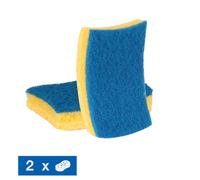 2 tamponges Nicols bleus Cello Soft récurage délicat