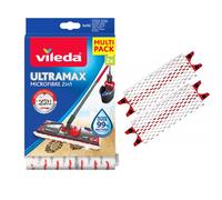 VILEDA Ultramax Microfibre 2 en 1 Recharge pour balai plat 2 pcs. 167721