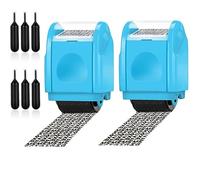 2 tampons encreurs de protection contre le vol d'identité avec 6 recharges d'encre - Ensemble de blocage d'informations et de défense des données pour la confidentialité, la sécurité du compte ID et