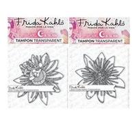 2 Tampons transparents - Passiflore 1 + Passiflore 2 - 9,5 x 6,5 cm Transparent