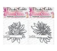 2 Tampons transparents - Passiflore 1 + Passiflore 3 - 9,5 x 6,5 cm Transparent