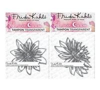 2 Tampons transparents - Passiflore 2 + Passiflore 3 - 9,5 x 6,5 cm Transparent G