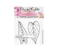 2 Tampons transparents - végétal 2 - 9,5 x 6,5 cm