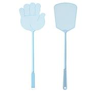 2 Tapette À Mouche, Lutte Antiparasitaire Manuelle, Tapetteà Mouches en PP avec Long Manche, Tapetteà Mouche Main pour Les Mouches, Les Moustiques Et Les Insectes, Couleur Aléatoire