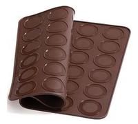 2 tapis macarons 42 empreintes Marron G