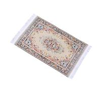 2. Tapis robuste sans danger pour les enfants, motifs traditionnels faciles à nettoyer pour la maison et les espaces créatifs. Tapis miniature de luxe pour les chambres de poupées