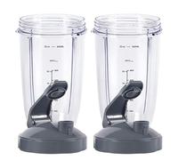 2 Tasses 32oz Avec Couvercle Compatibles Avec NutriBullet 600W 900W | Fabrication de smoothies, gobelet à boisson portable, couvercle rabattable étanche, accessoire de remplacement for mélangeur