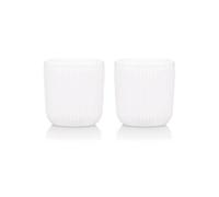 Bodum 12059-03 DOURO Set de 2 mugs en porcelaine double paroi, 0.1 l, Blanc