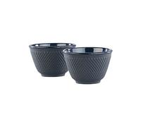 : 2 tasses à thé style Arare - Noir