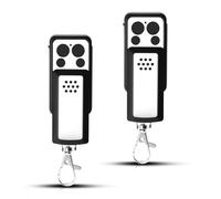 2 Télécommandes pour Motorisation de Portail - Compatible Avidsen 114253, 104257, 104251 - Design Compact à Glissière, 4 Canaux, Signal Stable, Clonage Facile