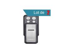 SLIDER PLUS S10305 Télécommande 4 canaux SOMMER Pack de 2 - SOMMER