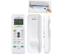 2 Télécommandes Universelles Blanches pour Climatisations, Compatibles Les Principales Marques. Convient à la Plupart des Climatiseurs Split, Fenêtres et Portables, Faciles à Utiliser et Polyvalentes