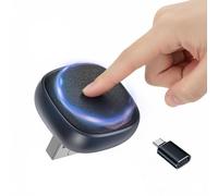 2 téléphones portables sans fil CarPlay & Android Auto Adapter - Basculer entre deux téléphones portables par simple pression d'un bouton (iPhone & Android) - Ultra Mini - Ne surchauffe pas - À partir