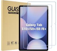 2 Tempered Glass Screen Protector Films for Galaxy Tab S9 FE Plus (SM-X610/X616B)/Tab S9 Plus (SM-X810/X816B/X818U/ X816N)/S10+ 12.4 Inch 2023,Screen Protector Film for Tablet S9+/S9 FE+