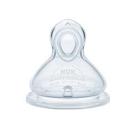 Nuk First Choice+ Tétine Physiologique +6m Perçage Flow Control Lot de 2
