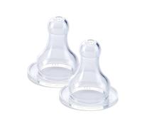 THERMOBABY Tétines Silicone Débit Variable Transparent - Lot de 2
