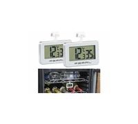 Pearl : 2 thermomètres électroniques pour réfrigérateur - Blanc
