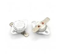 2 thermostats KSD302 normalement ouverts 16 A 250 V avec plage de réglage 40-180 °C et KSD301 fermé for CVC et appareils électroménagers(Flat feet,Normal Close,190C)