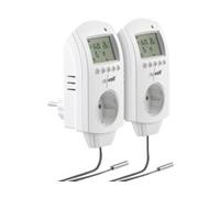 2 thermostats numériques pour chauffage et climatiseur avec capteur filaire Revolt