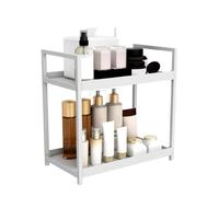2 Tier -Desktop - - Küchentheke, freistehende Schreibtisch Organizer | Kleine Badezimmerausstellungsständer, Holzbuchhandel Aufbewahrungseinheit für Kosmetik -Bürobücher Küche Schlafzimmer Tischp