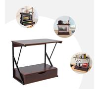 2-tier four à micro-ondes rack, cuisine boulanger's rack, four à micro-ondes rack, cuisine comptoir de stockage organisateur