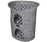 vidaXL Arbre/maison pour chat 2 niveaux avec coussin Saule