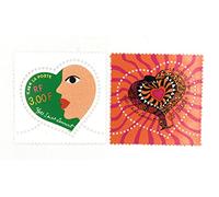 2 Timbres de France Neufs de Collection de 1999. N’ 3295 et 3296. Cœur de St Valentin