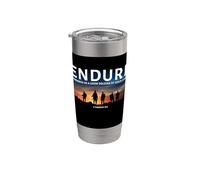 2 Timothy 2:3 Endure Hardness as a Good Soldier of Christ Gobelet isotherme en acier inoxydable double paroi