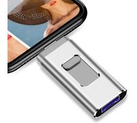 2 to pour iPhone Plus 11 12 ipad clé USB double usage mobile OTG Micro clé USB 512GB 128GB 256GB 1T PENDRIVE 3.0-XCK-Sliver-32 GO