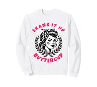 2 Tone Ska Rude Girl Skank it Up Buttercup Sweatshirt
