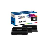 2 Toner 406522 (Noir) - Compatible pour RICOH