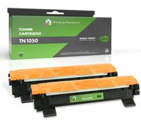2 Toner Compatible pour Brother DCP-1510, 1510E, 1512, 1512E, 1610W, 1612W, HL-1110, 1110E, 1112, 1112E, 1210W, 1212W, MFC-1810, 1810E, 1910W TN1050 Noir [Black]