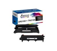 2 Toner DR2100+TN2120 (Tambour + Toner PREMIUM CARTOUCHE) - Compatible pour RICOH