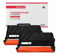 2 Toner pour Brother TN 3512 Black 12000 Pages avec Brother L-L6200DW L6200DWT L6250DW L6300DW L6400DW L6400DWT, MFC-L6700DW L6750DW L6800DW L6900DW