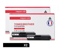2 Toner pour Brother TN 426 Black 9000 Pages avec Brother L-L8360CDW, MFC-L8900CDW