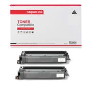 TONER TN249 TN249BK Noir x 2 Compatible pour BROTHER-NOPAN-INK HL L8230CDW, HL L8240CDW, MFC L8340CDW, MFC L8390CDW