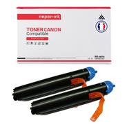 2 Toner pour CANON CEXV18 Black 8400 Pages avec Canon imageRUNNER 1018 1020 1022 1024 Canon IR 1018 1020 1022 1024.
